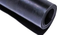 RS PRO Black Rubber Sheet 1m x 600mm x 1.5mm