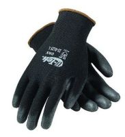 Shield Pu Coated Nylon Black Gloves Size 9 M/L-Men or XXL-Women Pack 1