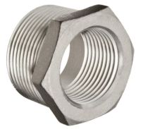 1 1/2` to 1/2`Hex Bushing / Thread Reducer 316 Stainless Steel
