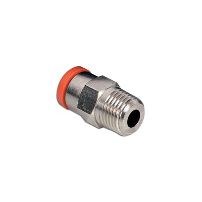 2l01c09 push in fitting 8mm x 18 inch conical thread