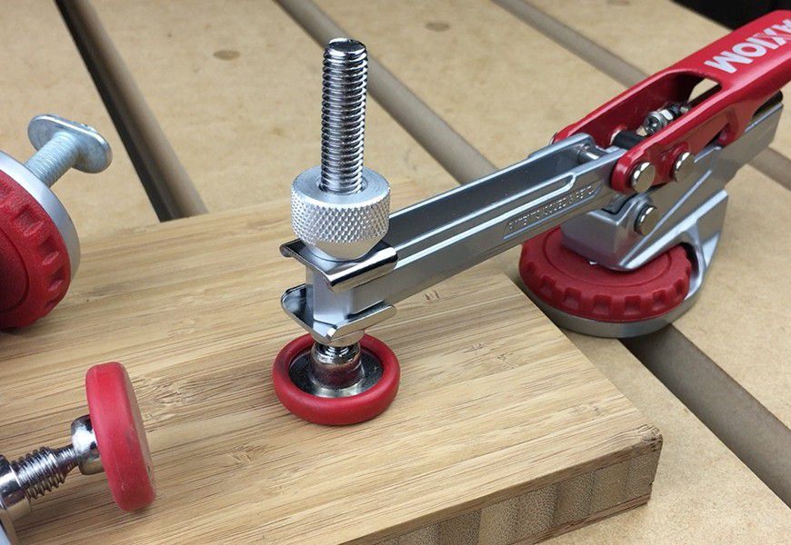 axiom autoadjust holddown clamps