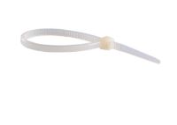 Cable Tie- Plain / Natural- 7.6 x 370mm- Pack 100