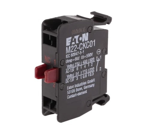 eaton m22 series contact block for use with rmq titan series 216387