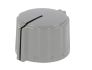 elma 21mm grey potentiometer knob for 635mm shaft round shaft 0234510
