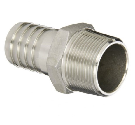 g1 12 hose barb 316 stainless steel adapter