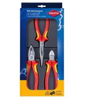KNIPEX 00 20 12 3 Piece Electro Pack VDE Pliers Set