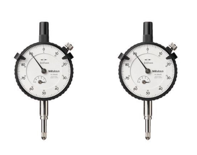 mitutoyo 1044s 5mm1mm flat back dial indicator