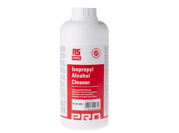 rs pro 1 l bottle isopropyl alcohol ipa for electronic components pcbs pack of 3