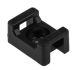 rs pro black cable tie mount 10 mm x 15mm 48mm max cable tie width