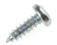 RS PRO Bright Zinc Plated Steel Pan Head Self Tapping Screw- N°8 x 1/2in Long 13mm Long- 100 untis