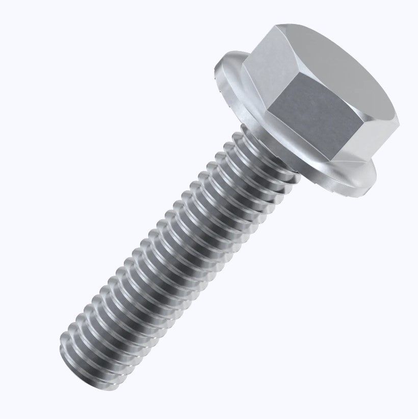 serrated flange bolt hex head m5 x 10mm in a2 stainless 100 units wf56318
