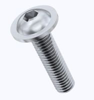 Socket Head Button Flange Screw M5 x 10mm in A2 Stainless -100 units - WF2302