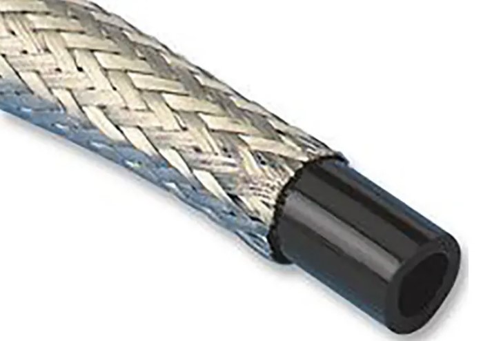 te connectivity expandable braided nickel plated copper alloy cable shielding sleeve 75mm